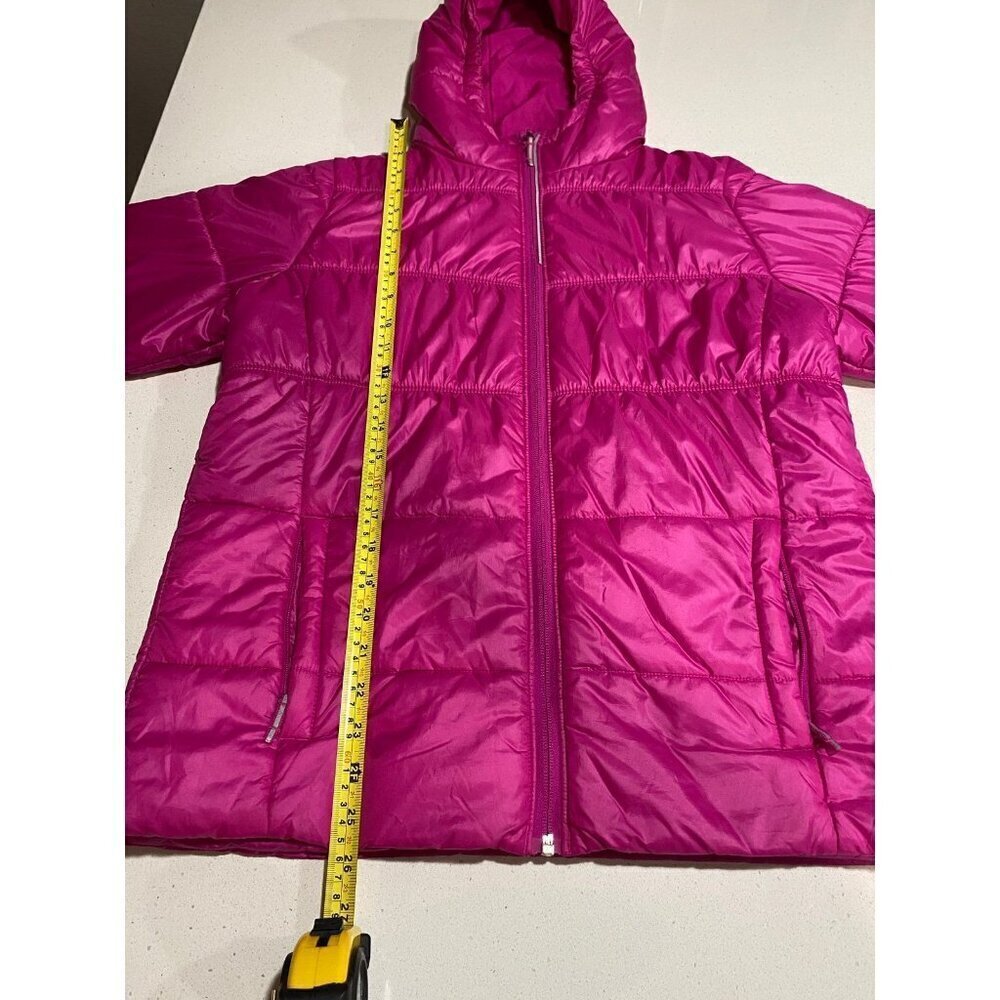 Girl’s XL Columbia Omni-Heat Puffer Jacket Zip-Up Hot Pink - Picture 6 of 11
